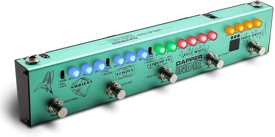 indie pedals Valeton VES-5 Dapper Indie Multi-Effects Pedal