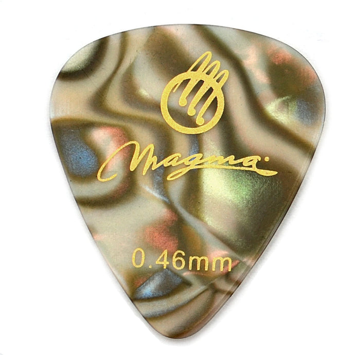 Magma Celluloid Standard .46mm Mix Color Guitar Picks, Pack of 25 Unit (PC046)