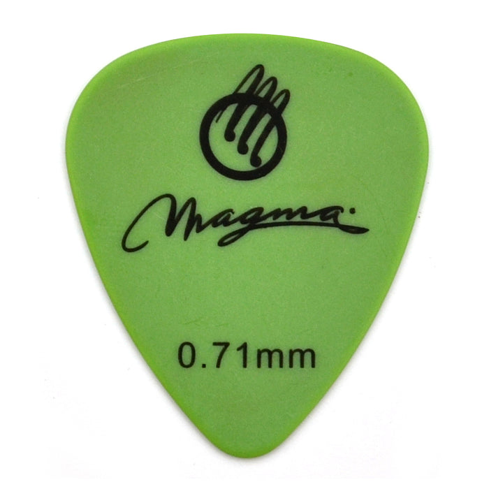 Magma Polyformaldehyde Standard .71mm Mix Color Guitar Picks, Pack of 25 Unit (PT071)