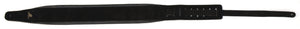Magma Leathers 2.52" Delux Argentinean Padded Chamois Leather Guitar Strap Black (07MD01LA.)