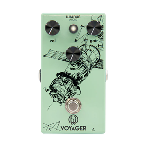 Walrus Voyager Pre-Amp/Overdrive Guitar Effects Pedal