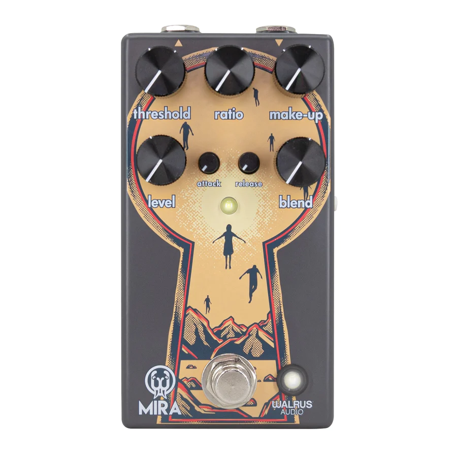 walrus pedals Walrus Mira Optical Compressor Guitar Effects Pedal