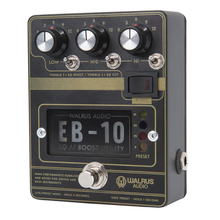 Load image into Gallery viewer, Walrus EB-10 Preamp/EQ/Boost (Black) Guitar Effects Pedal
