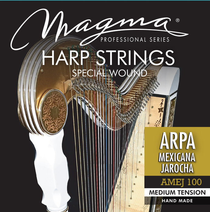 Magma MEXICAN HARP JAROCHA 37 Special Strings Medium Tension. Tunning: LA-A (AMEJ100)