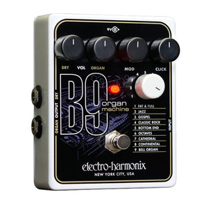 EHX Electro Harmonix B9 ORGAN MACHINE Guitar Effects Pedal 9.6DC-200 PSU included