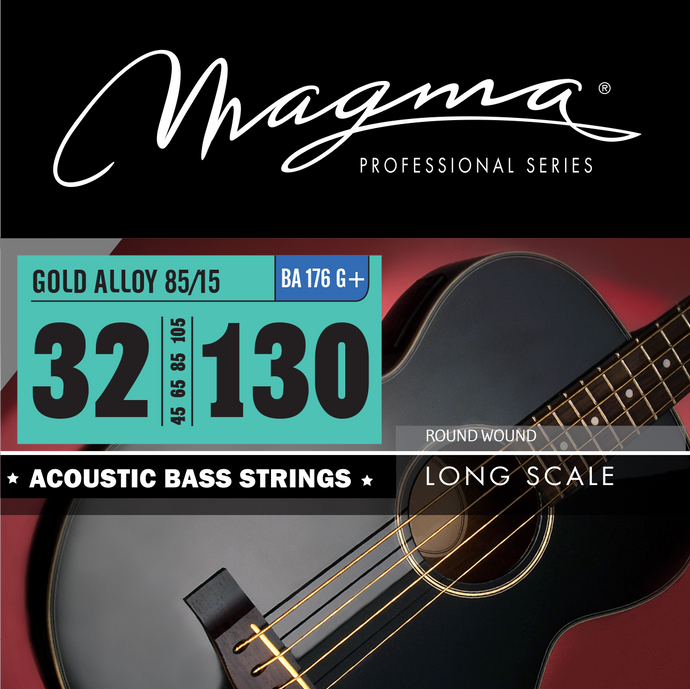 Magma Acoustic Bass Strings Heavy - Bronze 85/15 Round Wound - Long Scale 34