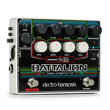 Load image into Gallery viewer, Electro-Harmonix EHX Battalion Bass Preamp DI Pedal w/ Power supply
