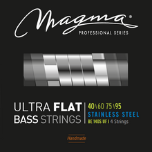Load image into Gallery viewer, Magma Electric Bass Strings Extra Light - Ultra Flat Strings - Long Scale 34&quot; 4 Strings Set, .040 - .095 (BE140SUF)
