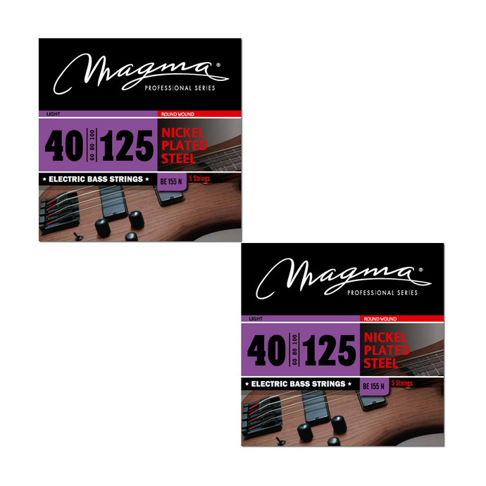 Magma Electric Bass Strings Light - Nickel Plated Steel Round Wound - Long Scale 34
