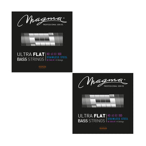 Magma Electric Bass Strings Light - Ultra Flat Strings - Long Scale 34" 4 Strings Set, .040 - .100 (BE150SUF)