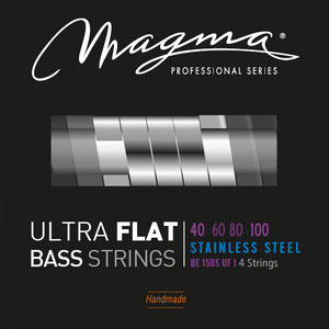 Magma Electric Bass Strings Light - Ultra Flat Strings - Long Scale 34" 4 Strings Set, .040 - .100 (BE150SUF)