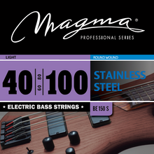 Load image into Gallery viewer, Magma Electric Bass Strings Light - Stainless Steel Round Wound - Long Scale 34&quot; Set, .040 - .100 (BE150S)
