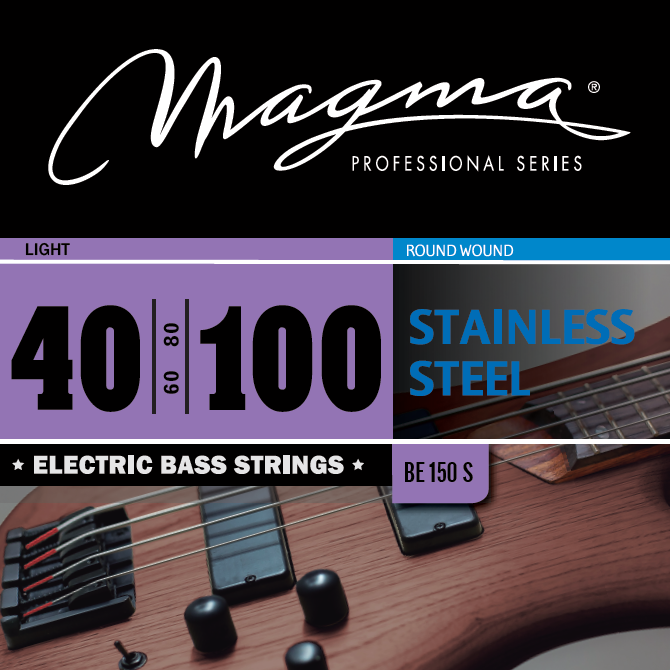 Magma Electric Bass Strings Light - Stainless Steel Round Wound - Long Scale 34