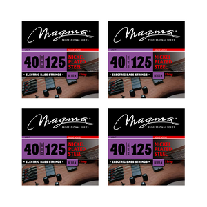 Magma Electric Bass Strings Light - Nickel Plated Steel Round Wound - Long Scale 34" 5 Strings Set, .040 - .125 (BE155N)