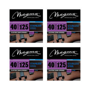 Magma Electric Bass Strings Light - Stainless Steel Round Wound - Long Scale 34" 5 Strings Set, .040 - .125 (BE155S)