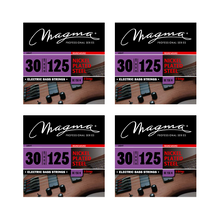 Load image into Gallery viewer, Magma Electric Bass Strings Light - Nickel Plated Steel Round Wound - Long Scale 34&quot; 6 Strings Set, .030 - .125 (BE156N)
