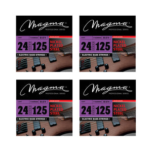 Magma Electric Bass Strings Light - Nickel Plated Steel Round Wound - Long Scale 34" 7 Strings Set, .024 - .125 (BE157N)