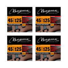 Load image into Gallery viewer, Magma Electric Bass Strings Medium Light - Nickel Plated Steel Round Wound - Long Scale 34&quot; 5 Strings Set, .045 - .125 (BE165N)
