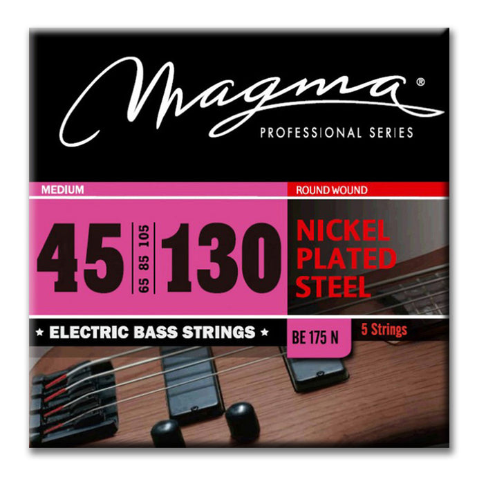 Magma Electric Bass Strings Medium - Nickel Plated Steel Round Wound - Long Scale 34
