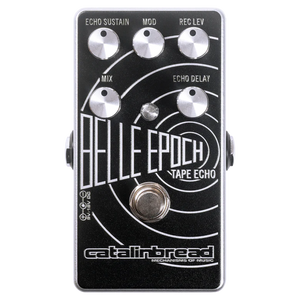 Catalinbread Belle Epoch Black and Silver Guitar Effects Pedal