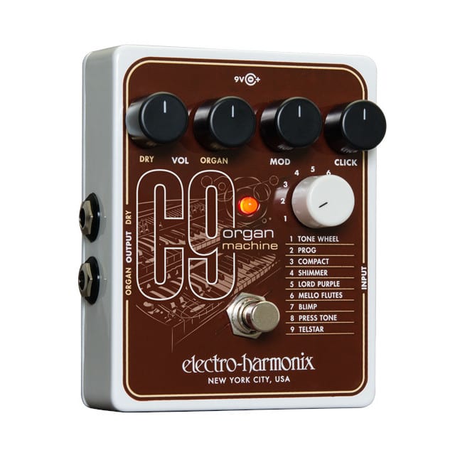 EHX Electro Harmonix C9 ORGAN MACHINE Guitar Effects Pedal 9.6DC-200 PSU included