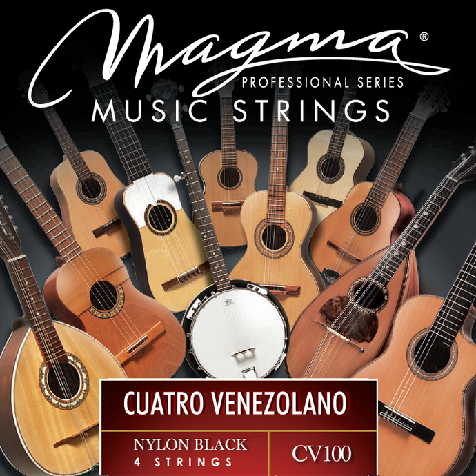 Magma CUATRO VENEZOLANO Strings Special Black Nylon Set (CV100)