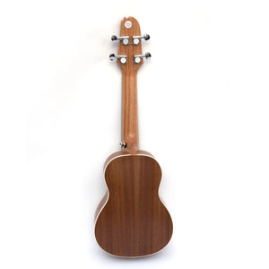 Magma Soprano Ukulele 21 inch Professional FIR AND SAPELI WOOD LINE with filete, strap pins installed and bag (MKS50)