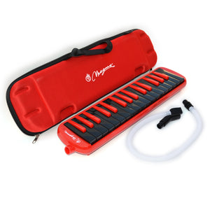 Magma 32 Key Professional Melodica Red and Black  (M3207)