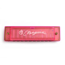 Load image into Gallery viewer, Magma Harmonica Pink, 10 Hole Translucent Harmonica (H1006P)
