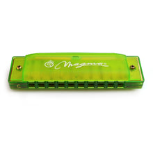 Load image into Gallery viewer, Magma Harmonica Green, 10 Hole Translucent Harmonica (H1006G)
