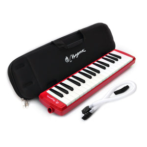 Magma 32 Key Professional Melodica Red with Eva rubber case (M3202PRO)