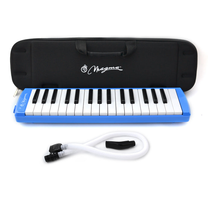Magma 32 Key Professional Melodica Blue with Eva rubber case (M3203PRO)