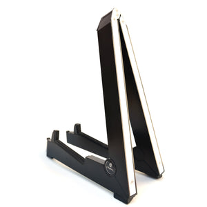 Magma Guitar Stand, Metal ABS Material Universal for Acoustic,Classical, Electrical and Bass Guitar Black (MSMS01)