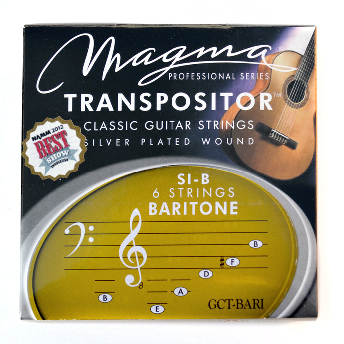 Magma Classical Guitar Strings TRANSPOSITOR SI-B BARITONE - Silver Plated Copper (GCT-BARI)