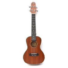 Load image into Gallery viewer, Magma Soprano Ukulele 21 inch Professional NACRE SAPELI WOOD LINE with filete, strap pins installed and bag (MKS30MN)
