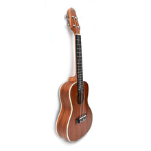 Load image into Gallery viewer, Magma Soprano Ukulele 21 inch Professional NACRE SAPELI WOOD LINE with filete, strap pins installed and bag (MKS30MN)
