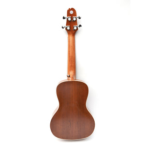 Magma Soprano Ukulele 21 inch Professional NACRE SAPELI WOOD LINE with filete, strap pins installed and bag (MKS30MN)