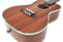 Load image into Gallery viewer, Magma Soprano Ukulele 21 inch Professional NACRE SAPELI WOOD LINE with filete, strap pins installed and bag (MKS30MN)
