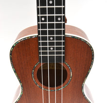 Load image into Gallery viewer, Magma Soprano Ukulele 21 inch Professional NACRE SAPELI WOOD LINE with filete, strap pins installed, bag and Pream EQ (MKS30MNEQ)
