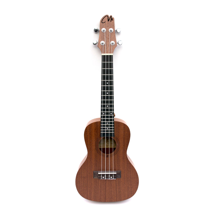 Magma Soprano Ukulele 21 inch Professional SAPELI WOOD LINE with strap pins installed and bag (MKS30M)
