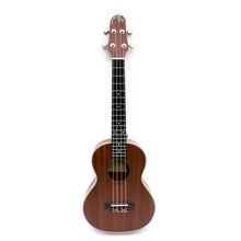 Load image into Gallery viewer, Magma Soprano Ukulele 21 inch Professional SAPELI WOOD LINE with filete, strap pins installed and bag (MKS30).
