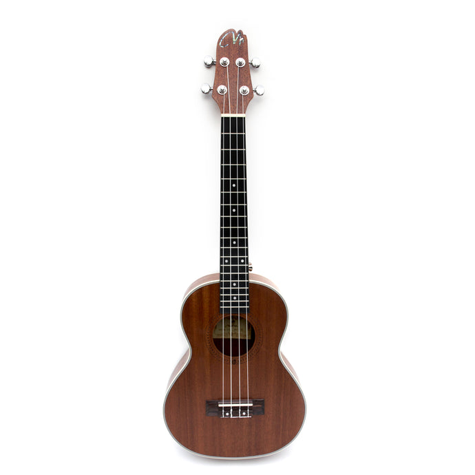 Magma Soprano Ukulele 21 inch Professional SAPELI WOOD LINE with filete, strap pins installed and bag (MKS30).
