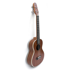 Magma Soprano Ukulele 21 inch Professional SAPELI WOOD LINE with filete, strap pins installed and bag (MKS30).