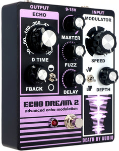 Death By Audio Echo Dream 2 Delay Guitar Effect Pedal – MAGMA STRINGS