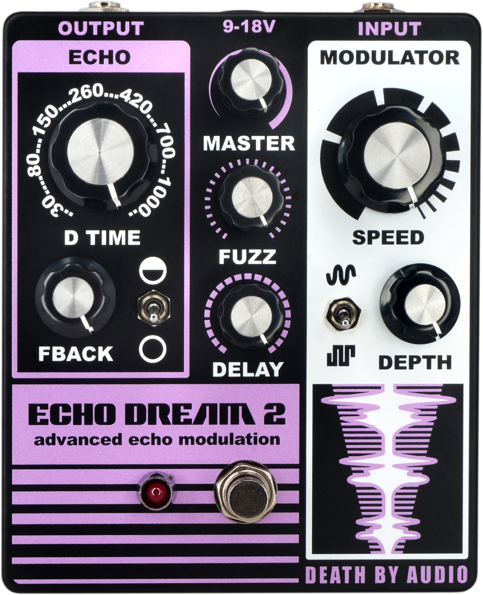 echo effect pedal Death By Audio Echo Dream 2 Delay Guitar Effect Pedal – MAGMA STRINGS