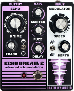 Death By Audio Echo Dream 2 Delay Guitar Effect Pedal