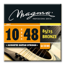 Load image into Gallery viewer, Magma Acoustic Guitar Strings Regular Light Gauge 85/15 Bronze Set, .010 - .048 (GA120B85)
