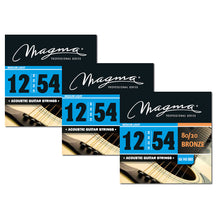 Load image into Gallery viewer, Magma Acoustic Guitar Strings Medium Light Gauge 80/20 Bronze Set, .012 - .054 (GA140B80)
