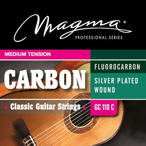 Magma Classical Guitar Strings Normal Tension Carbon - Silver Plated Copper (GC110C)