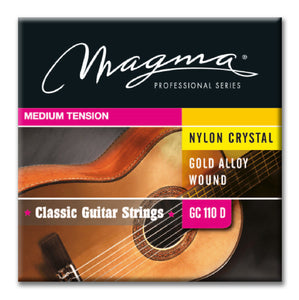 Magma Classical Guitar Strings Normal Tension Special Nylon - Gold Alloy "Bronze 85/15"(GC110D)